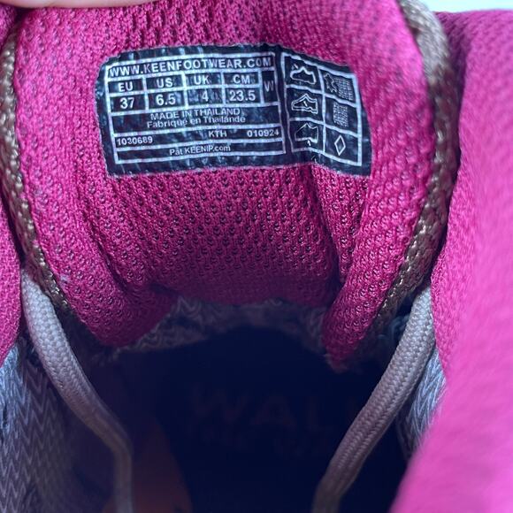 KEEN Targhee IV Women's Size 6.5 Brown Leather Waterproof Outdoor Hiking Boots - Picture 9 of 9